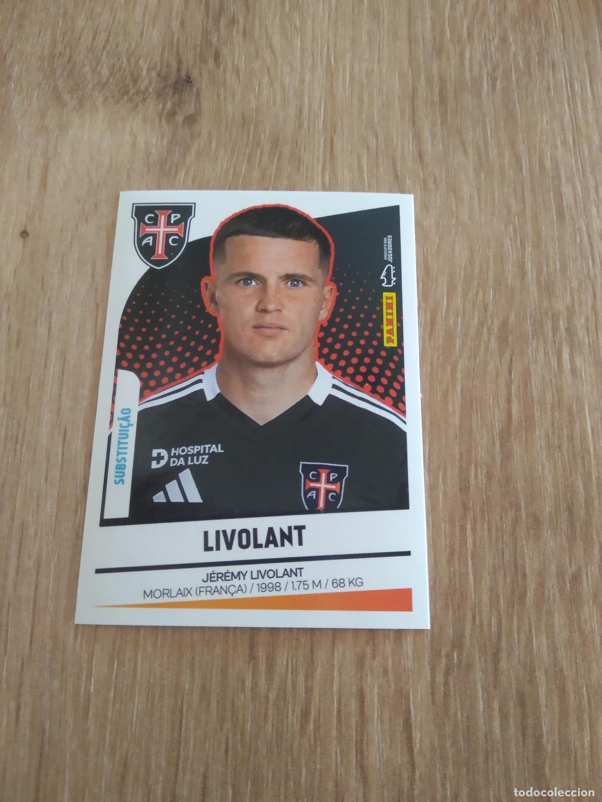 Cromos de F&uacute;tbol: 123 BIS LIVOLANT CASA PIA CROMO FUTBOL PANINI LIGA PORTUGAL 2024-2025 FUTEBOL 24-25 LIGA BETCLIC