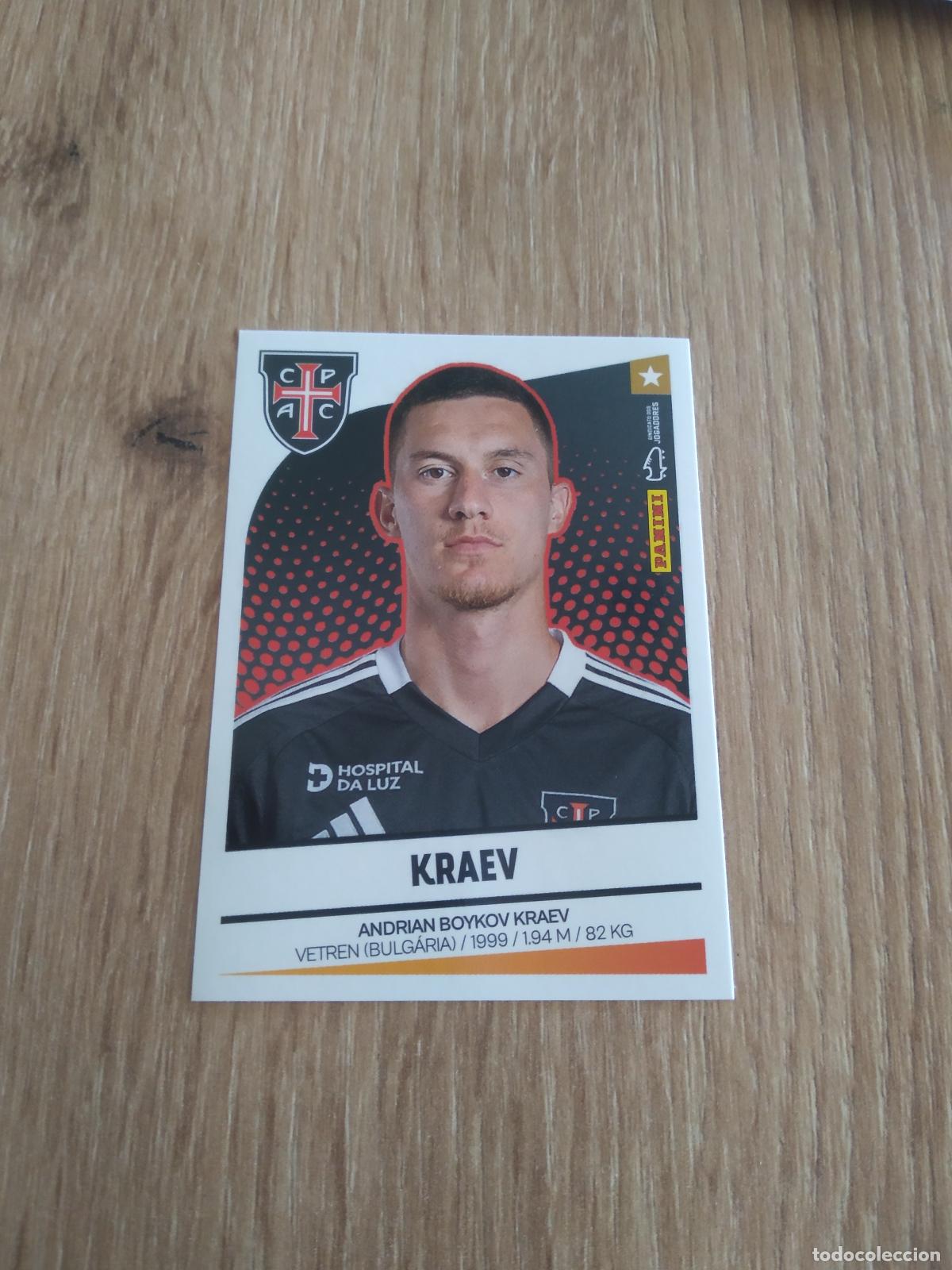 Cromos de F&uacute;tbol: 124 KRAEV CASA PIA CROMO FUTBOL PANINI LIGA PORTUGAL 2024-2025 FUTEBOL 24-25 LIGA BETCLIC