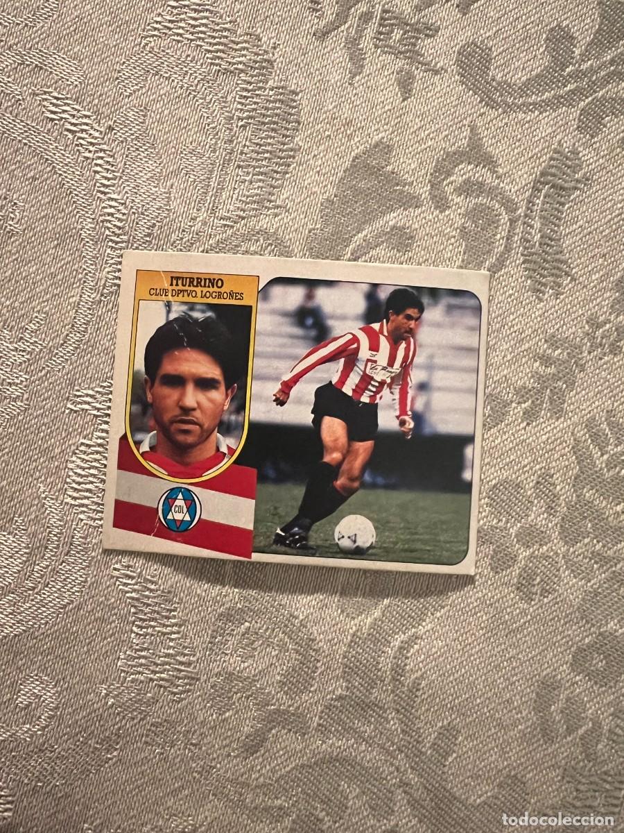 Cromos de F&uacute;tbol: ITURRINO LOGRO&Ntilde;&Eacute;S FICHAJE 16 ESTE 1991/92 91 92