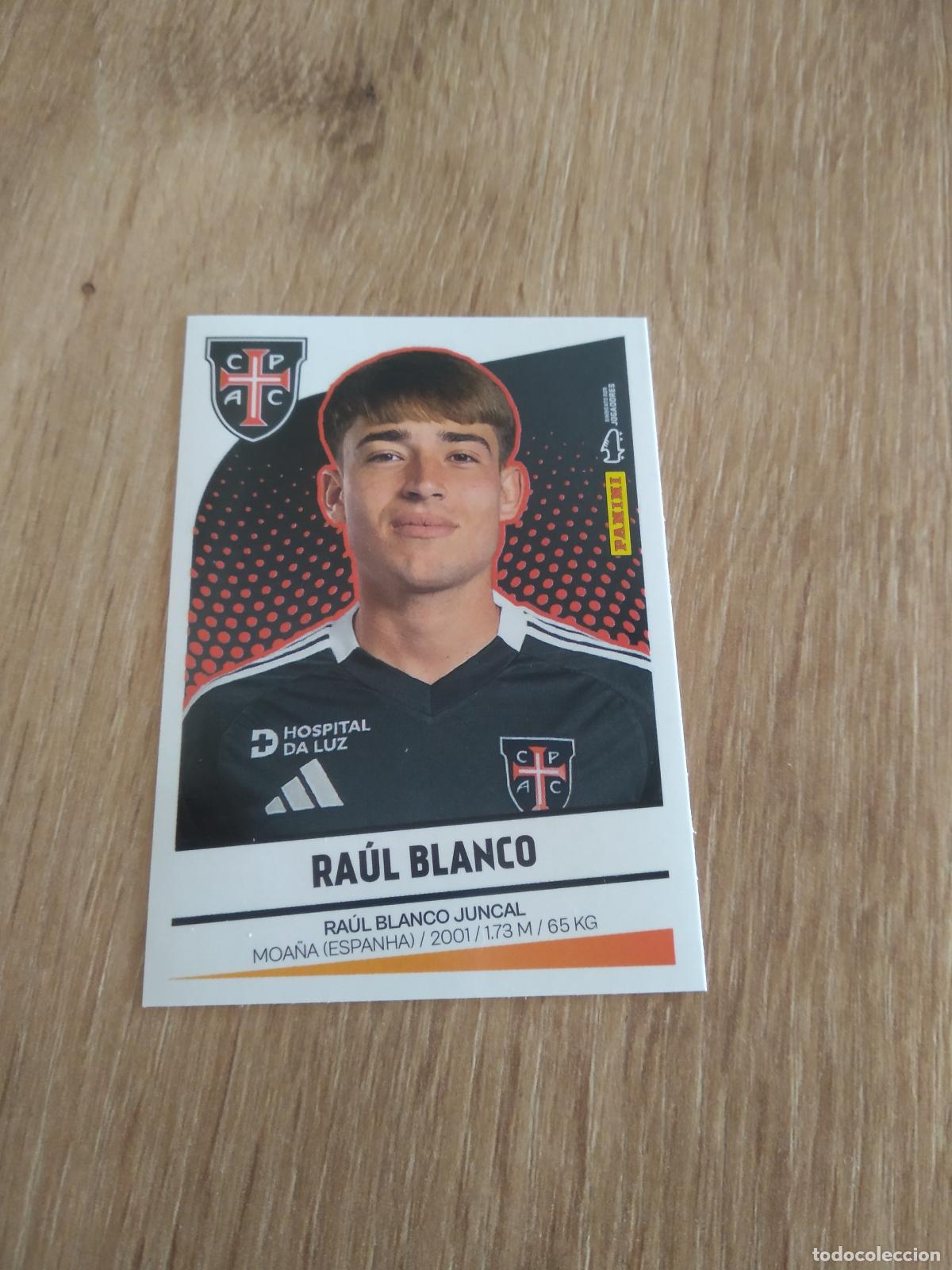 Cromos de F&uacute;tbol: 129 RAUL BLANCO CASA PIA CROMO FUTBOL PANINI LIGA PORTUGAL 2024-2025 FUTEBOL 24-25 LIGA BETCLIC