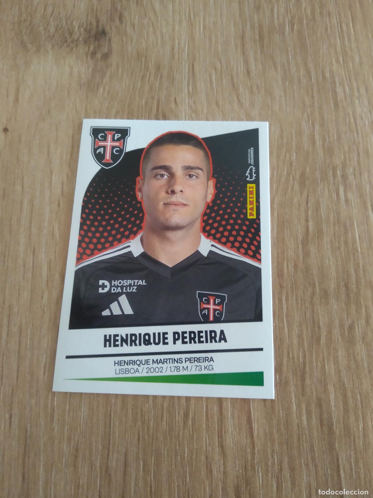 Cromos de F&uacute;tbol: 132 HENRIQUE PEREIRA CASA PIA CROMO FUTBOL PANINI LIGA PORTUGAL 2024-2025 FUTEBOL 24-25 LIGA BETCLIC