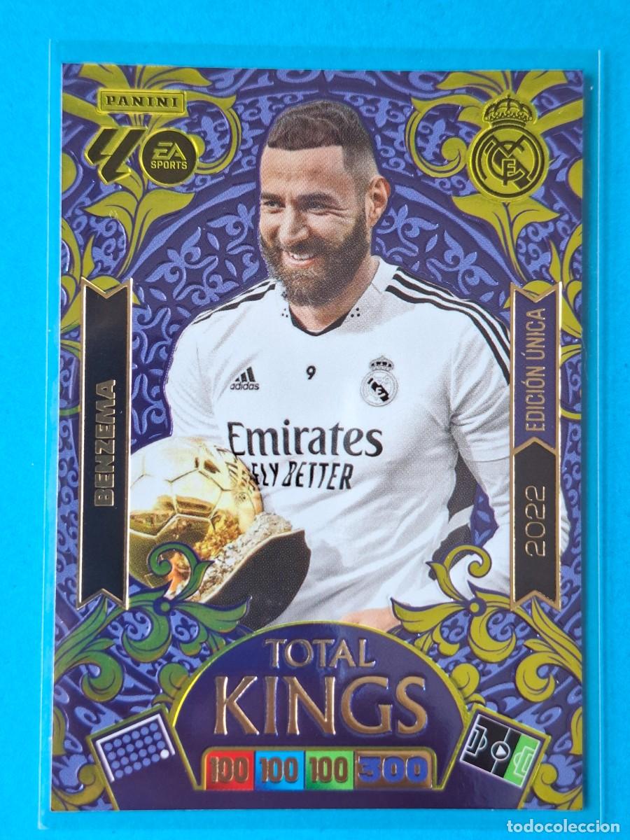 Cromos de F&uacute;tbol: TOTAL KINGS Bal&oacute;n de Oro 2022 BENZEMA (Real Madrid) - Adrenalyn XL LaLiga 2025-26
