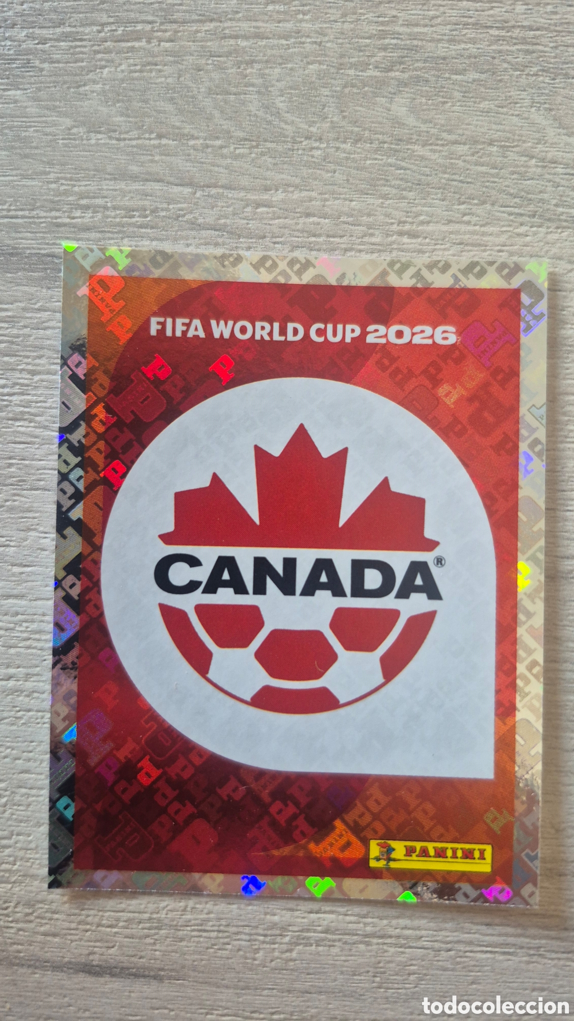 Cartes &agrave; collectionner de Football: CAN1 Escudo Canad&aacute; FIFA World Cup 2026