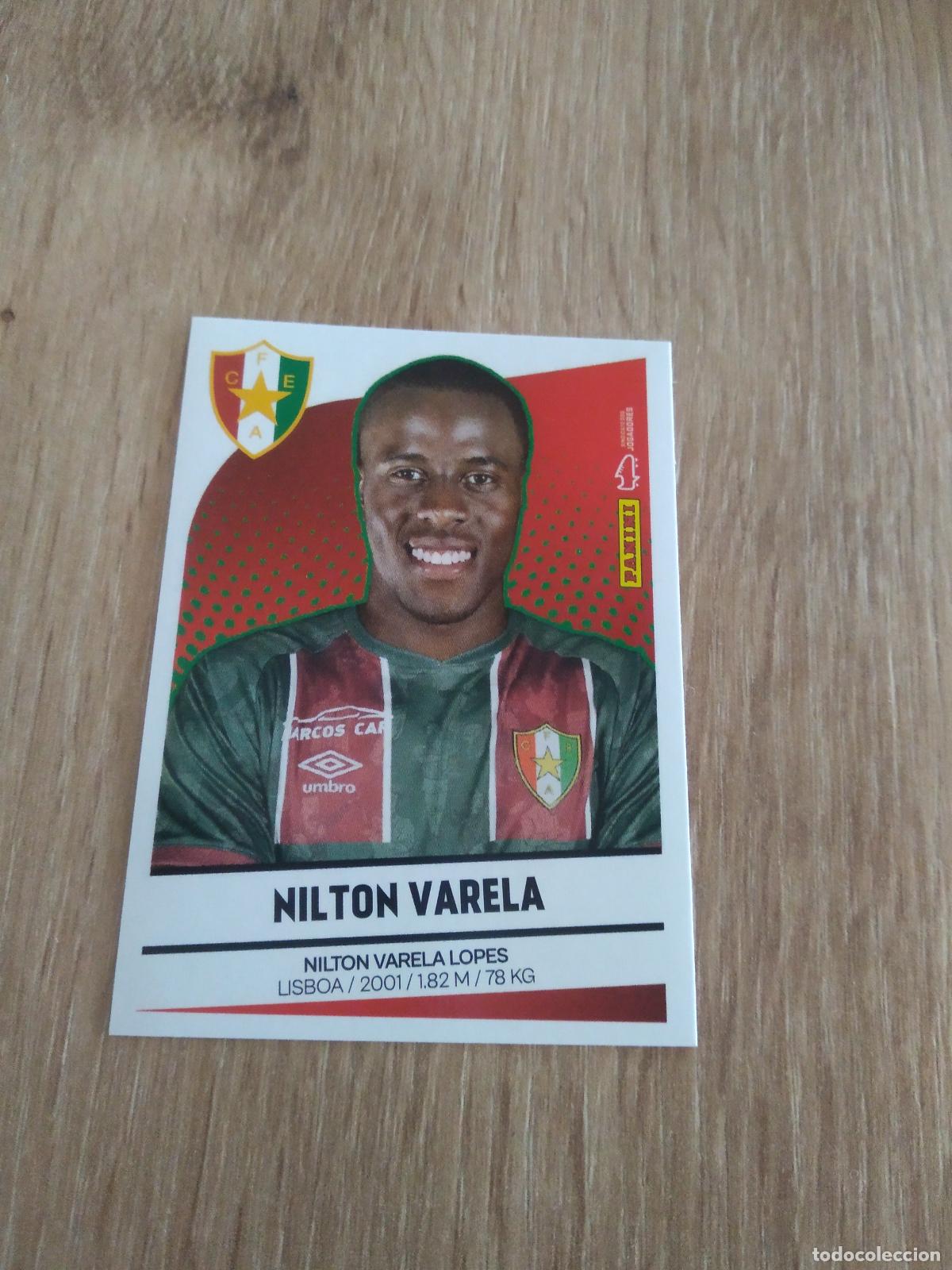 Cartes &agrave; collectionner de Football: 160 NILTON VARELA ESTRELA CROMO FUTBOL PANINI LIGA PORTUGAL 2024-2025 FUTEBOL 24-25 LIGA BETCLIC
