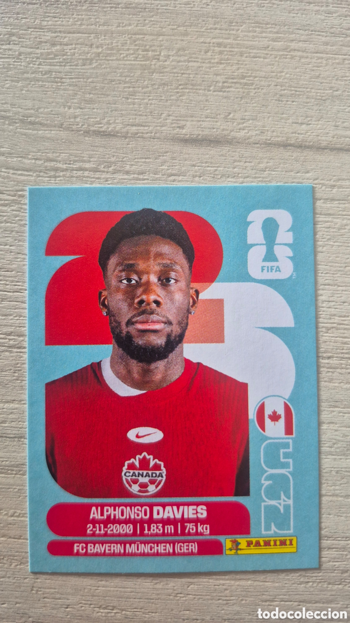 Cartes &agrave; collectionner de Football: CAN3 Davies FIFA World Cup 2026