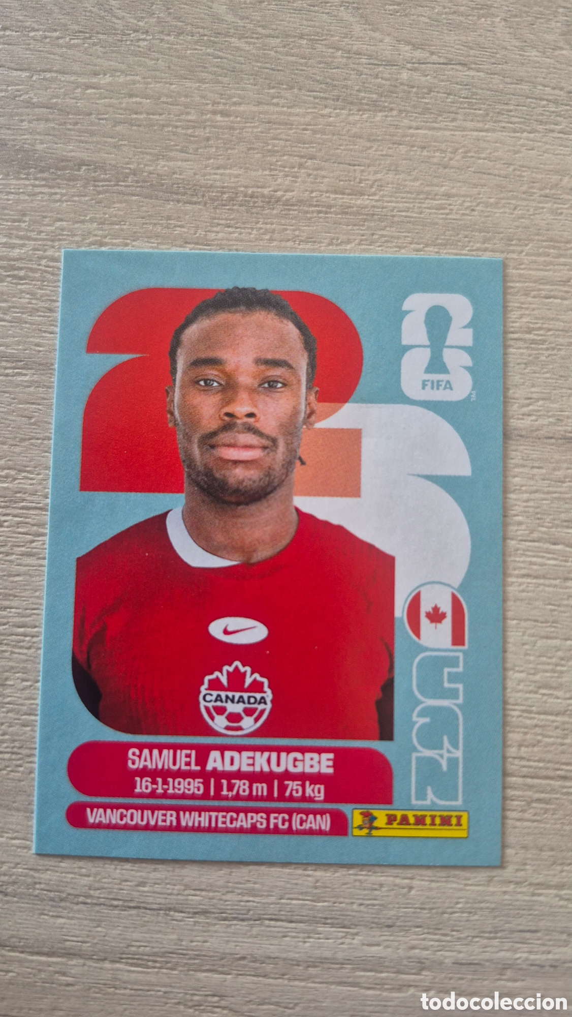 Cartes &agrave; collectionner de Football: CAN5 Adekugbe FIFA World Cup 2026