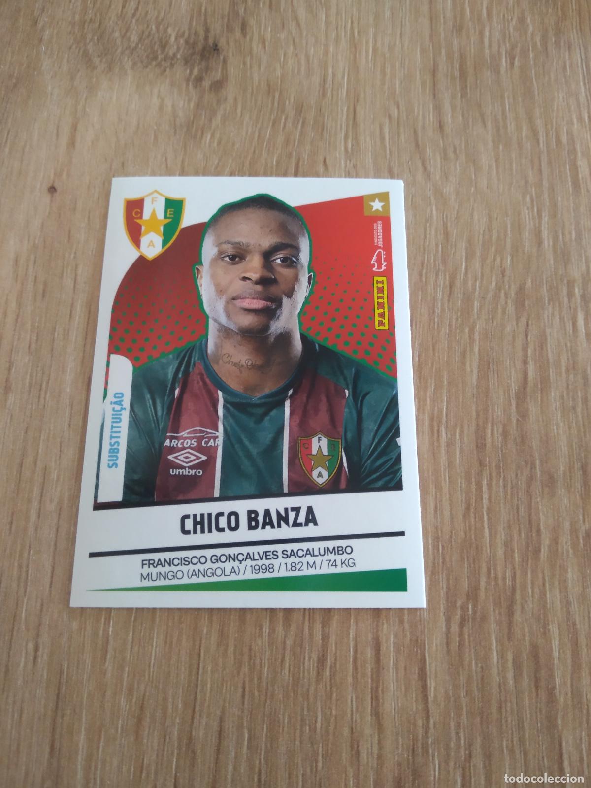 Cartes &agrave; collectionner de Football: 168 BIS CHICO BANZA ESTRELA CROMO FUTBOL PANINI LIGA PORTUGAL 2024-2025 FUTEBOL 24-25 LIGA BETCLIC