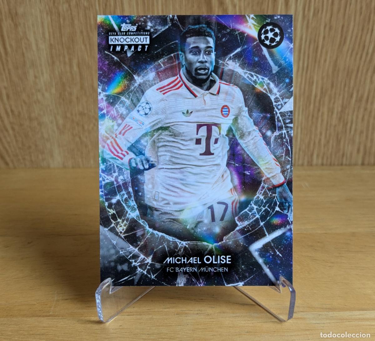 Cromos de F&uacute;tbol: TOPPS KNOCKOUT UCC 2024-2025 - MICHAEL OLISE - IMPACT - BAYERN MUNICH