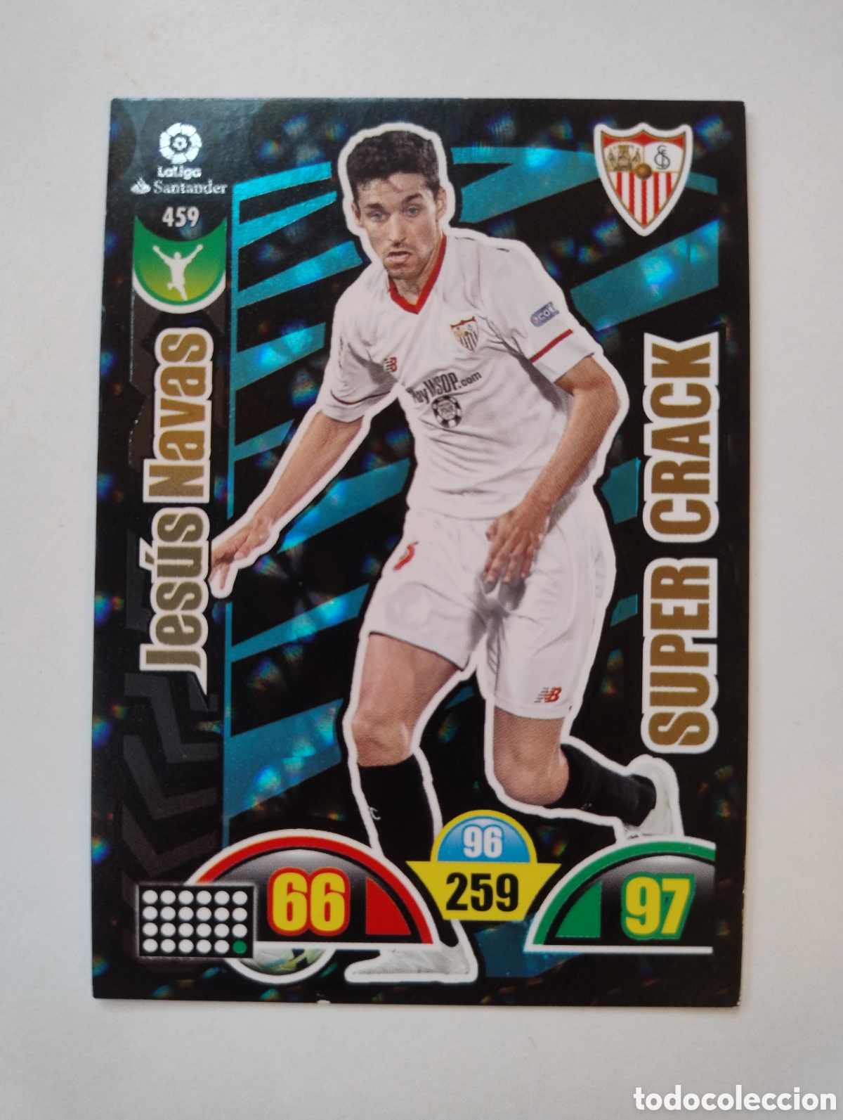 Cromos de F&uacute;tbol: 459 - Jes&uacute;s Navas - Sevilla - Adrenalyn XL Liga 2017 - 2018 Super Crack