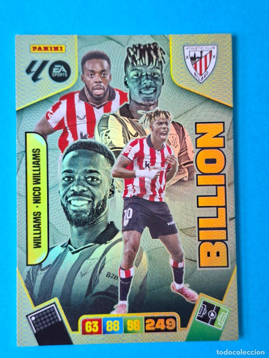 Cromos de F&uacute;tbol: Mil Millones I&Ntilde;AKI / NICO WILLIAMS (Athletic) - Adrenalyn XL LaLiga 2025-26