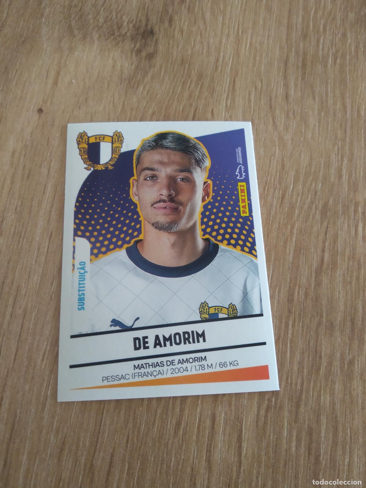 Cromos de F&uacute;tbol: 181 BIS DE AMORIM FAMALICAO CROMO FUTBOL PANINI LIGA PORTUGAL 2024-2025 FUTEBOL 24-25 LIGA BETCLIC