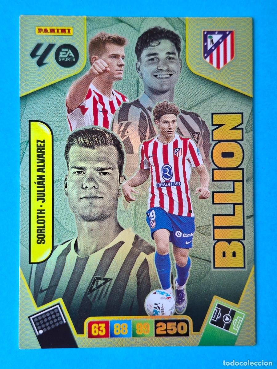 Cromos de F&uacute;tbol: Billion SORLOTH / JULI&Aacute;N &Aacute;LVAREZ (Atl&eacute;tico Madrid) - Adrenalyn XL LaLiga 2025-26