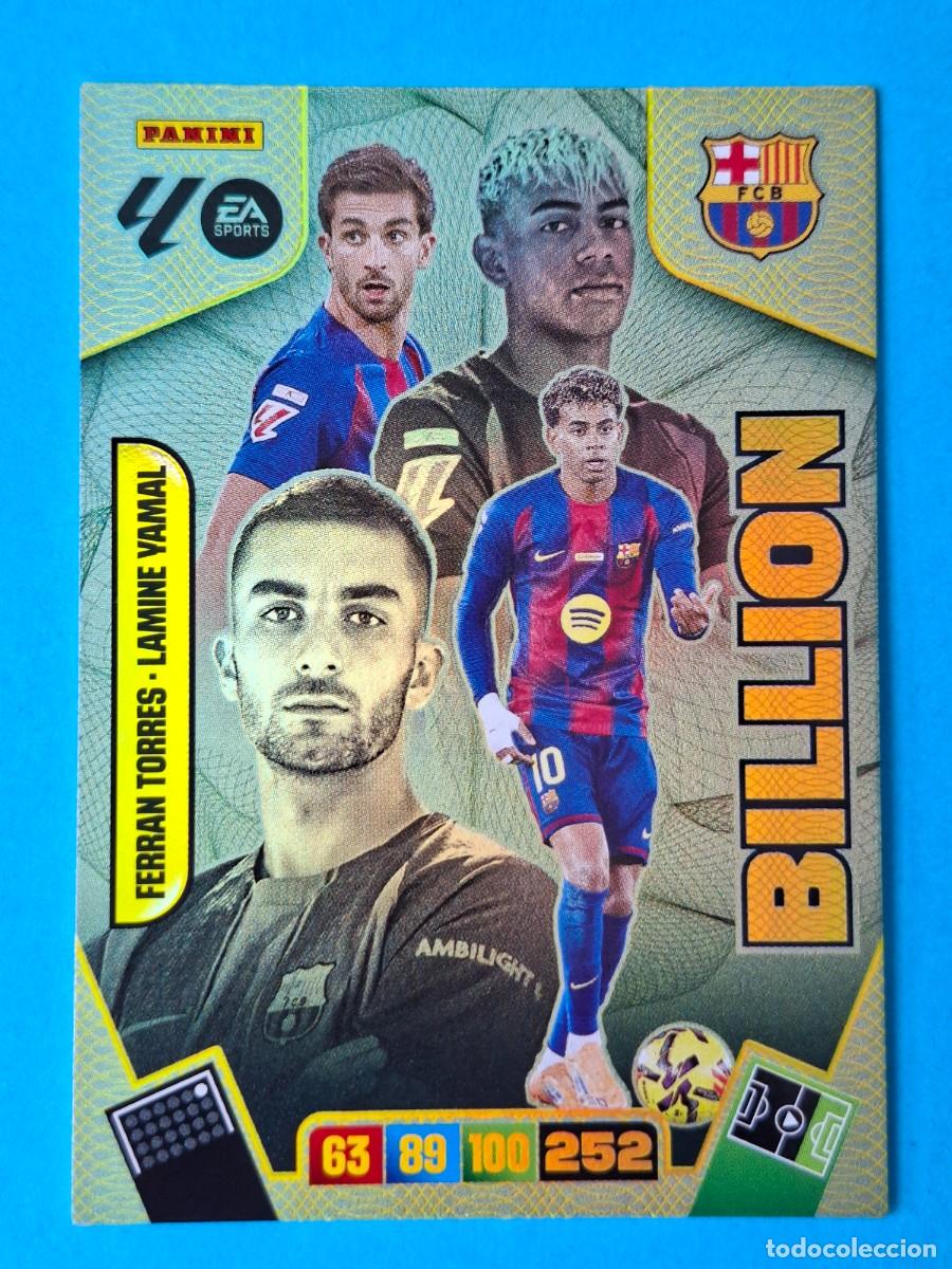 Cromos de F&uacute;tbol: Billion FERRAN TORRES / LAMINE YAMAL (FC Barcelona) - Adrenalyn XL LaLiga 2025-26
