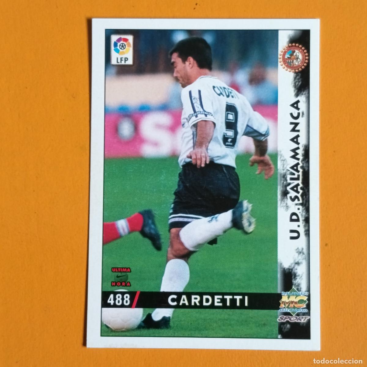 Cartes &agrave; collectionner de Football: 488 CARDETTI. &Uacute;LTIMA HORA. U.D SALAMANCA. LAS FICHAS DE LA LIGA 98-99. MUNDICROMO