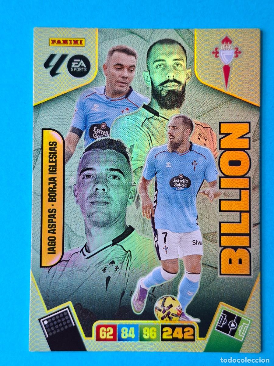 Cromos de F&uacute;tbol: Billion IAGO ASPAS / BORJA IGLESIAS (Celta) - Adrenalyn XL LaLiga 2025-26