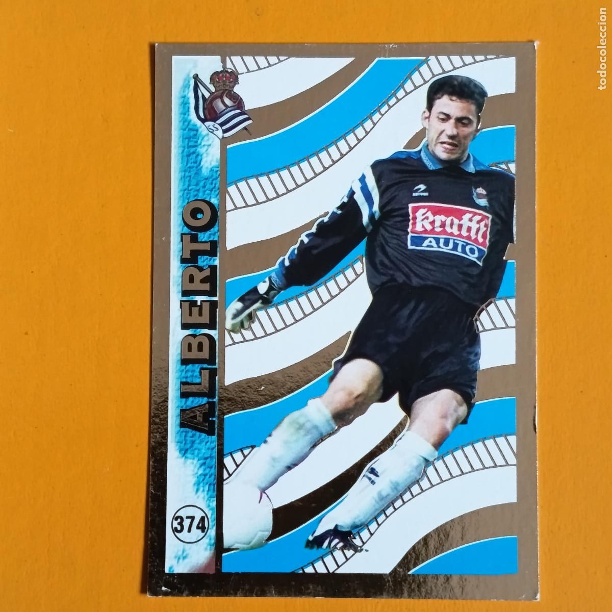 Figurine di Calcio: 374 ALBERTO. EL MEJOR 97-98. REAL SOCIEDAD. LAS FICHAS DE LA LIGA 98-99. MUNDICROMO