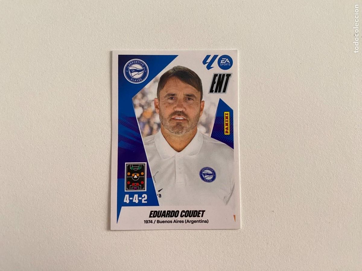 Cartes &agrave; collectionner de Football: LALIGA ESTE 2025 2026 EA SPORTS 25 26 ALBUM PANINI LIGA N 2 DEPORTIVO ALAV&Eacute;S EDUARDO COUDET