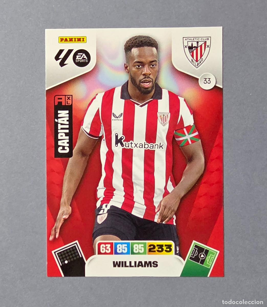 Figurine di Calcio: 33 WILLIAMS - ATHLETIC BILBAO - ADRENALYN XL 2025-26 - 25/26 (NUEVO)