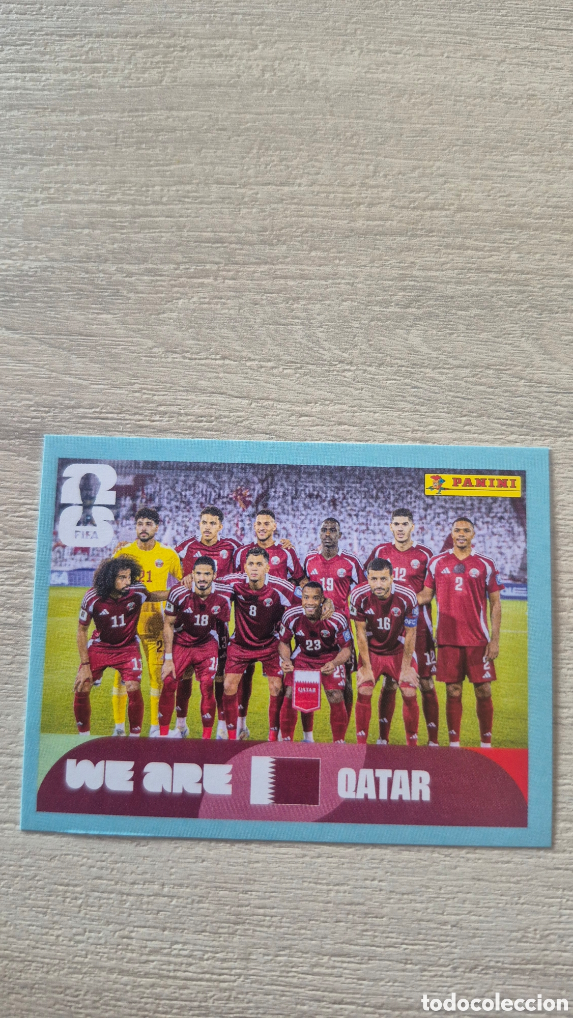 Football Stickers: QAT13 Plantilla Qatar FIFA World Cup 2026