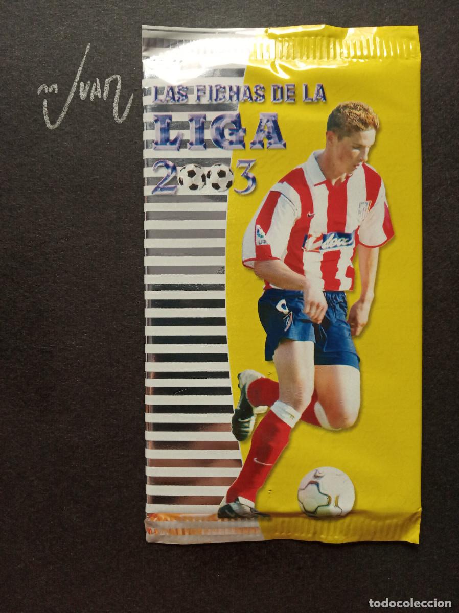 Fu&szlig;ball-Sticker: SOBRE SIN ABRIR ⚽ MUNDICROMO&reg; 2002 2003 LIGA 02 03 ROOKIE INIESTA BARCELONA TORRES ATLETICO MADRID ?
