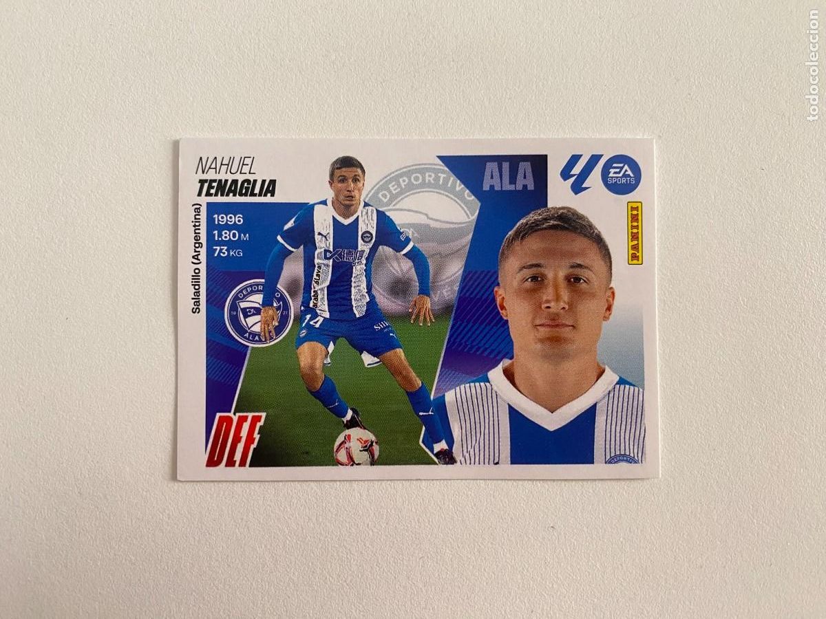 Cromos de Futebol: LALIGA ESTE 2025 2026 EA SPORTS 25 26 ALBUM PANINI LIGA N 5 DEPORTIVO ALAV&Eacute;S TENAGLIA