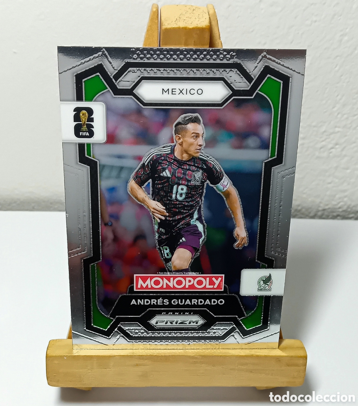 Cromos de Futebol: ANDR&Eacute;S GUARDADO 2026 MEXICO MONOPOLY PRIZM PANINI N&deg;55.