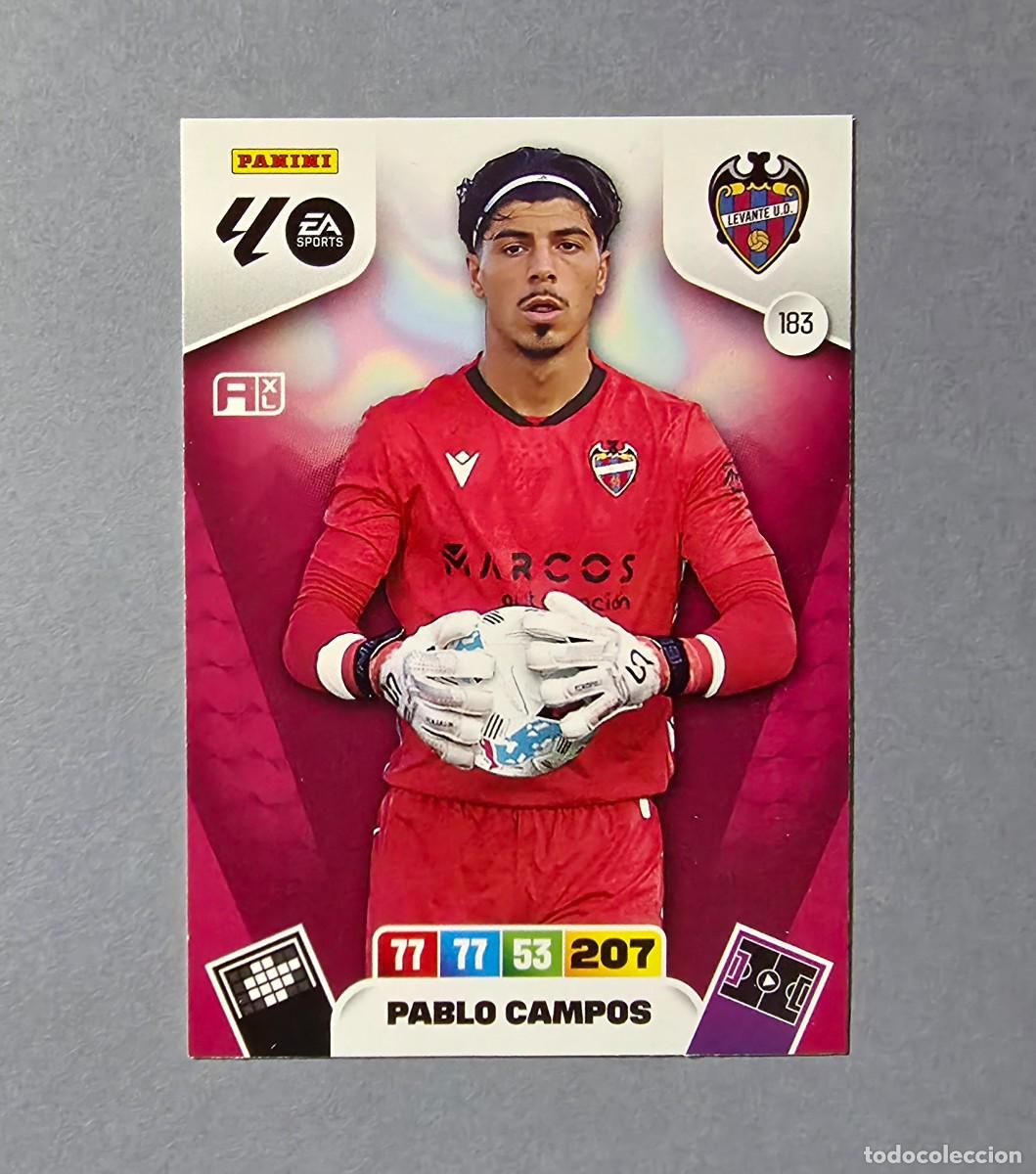 Cromos de Futebol: 183 PABLO CAMPOS - LEVANTE - ADRENALYN XL 2025-26 - 25/26 (NUEVO)