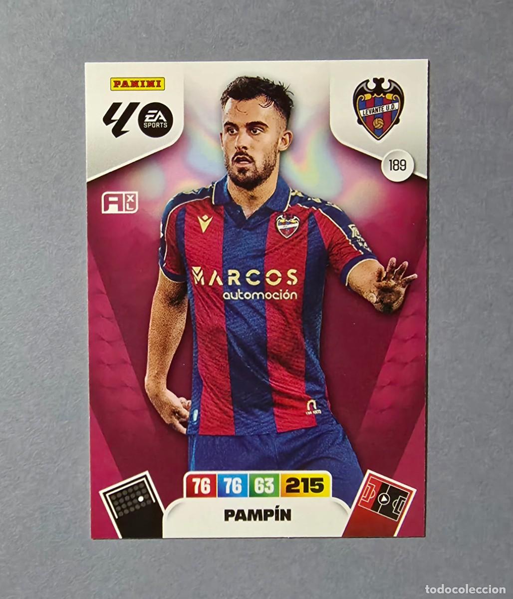 Football Stickers: 189 PAMP&Iacute;N - LEVANTE - ADRENALYN XL 2025-26 - 25/26 (NUEVO)