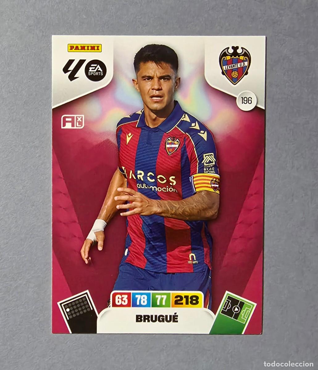 Football Stickers: 196 BRUGU&Eacute; - LEVANTE - ADRENALYN XL 2025-26 - 25/26 (NUEVO)