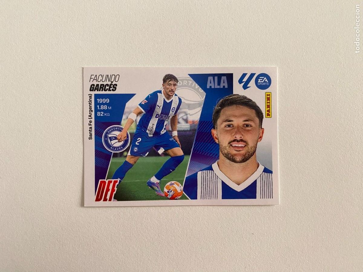 Football Stickers: LALIGA ESTE 2025 2026 EA SPORTS 25 26 ALBUM PANINI LIGA N 7 DEPORTIVO ALAV&Eacute;S GARC&Eacute;S