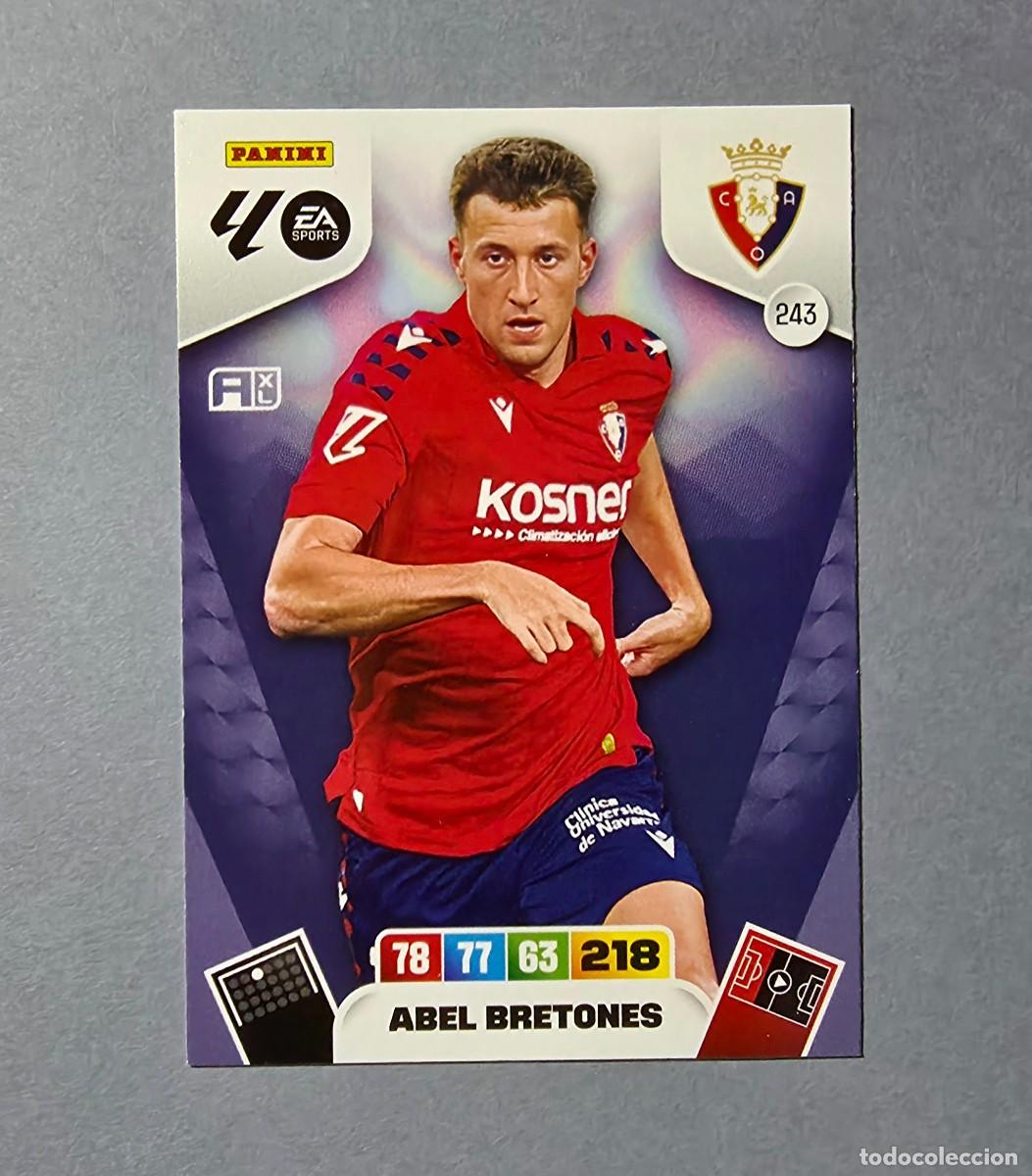 Football Stickers: 243 ABEL BRETONES - OSASUNA - ADRENALYN XL 2025-26 - 25/26 (NUEVO)