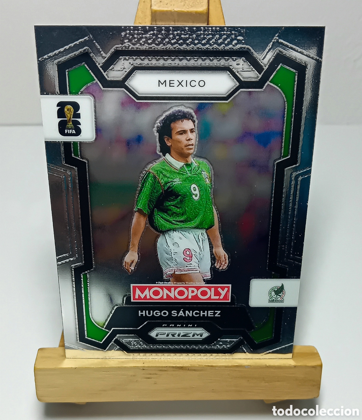 Figurine di Calcio: HUGO S&Aacute;NCHEZ 2026 MEXICO MONOPOLY PRIZM PANINI N&deg;56.