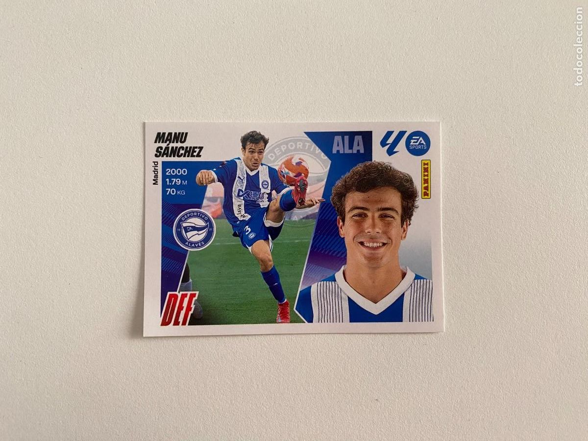 Football Stickers: LALIGA ESTE 2025 2026 EA SPORTS 25 26 ALBUM PANINI LIGA N 10 DEPORTIVO ALAV&Eacute;S MANU S&Aacute;NCHEZ