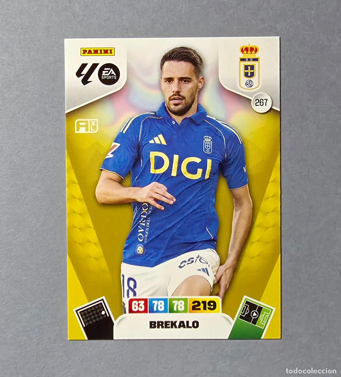 Football Stickers: 267 BREKALO - OVIEDO - ADRENALYN XL 2025-26 - 25/26 (NUEVO)
