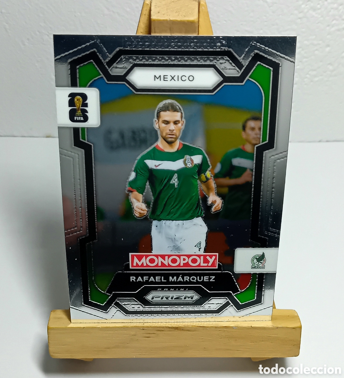 Football Stickers: RAFAEL MARQUEZ 2026 MEXICO MONOPOLY PRIZM PANINI N&deg;57.