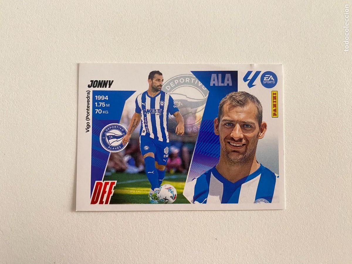 Football Stickers: LALIGA ESTE 2025 2026 EA SPORTS 25 26 ALBUM PANINI LIGA N 10 BIS DEPORTIVO ALAV&Eacute;S JONNY