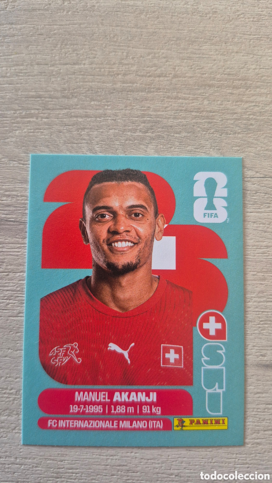 Football Stickers: SUI4 Akanji FIFA World Cup 2026
