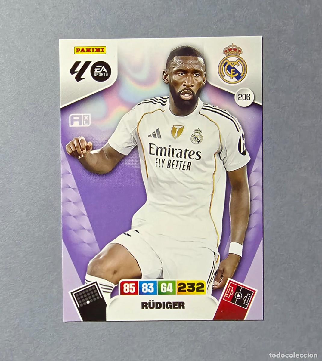 Football Stickers: 206 RUDIGER - REAL MADRID - ADRENALYN XL 2025-26 - 25/26 (NUEVO)