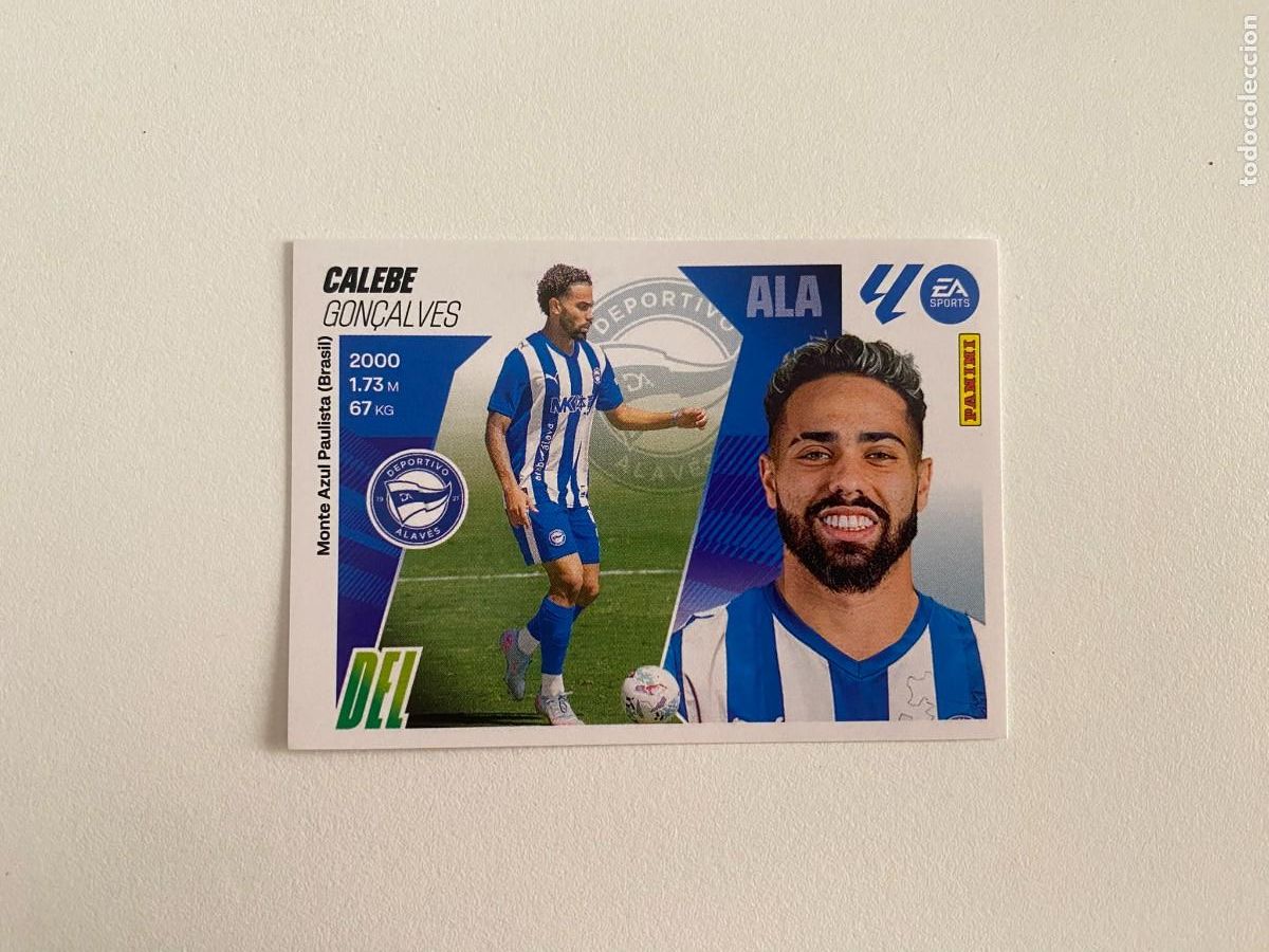 Cartes &agrave; collectionner de Football: LALIGA ESTE 2025 2026 EA SPORTS 25 26 ALBUM PANINI LIGA N 16 DEPORTIVO ALAV&Eacute;S CALEBE