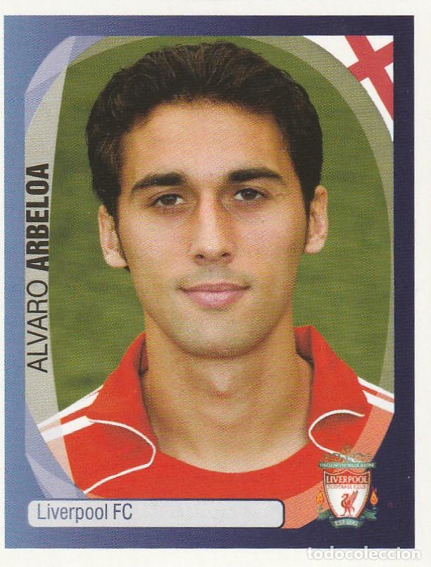 Cartes &agrave; collectionner de Football: 5491- CROMO NUEVO CHAMPIONS LEAGUE 07 08 PANINI-ALVARO ARBELOA (LIVERPOOL F.C.)