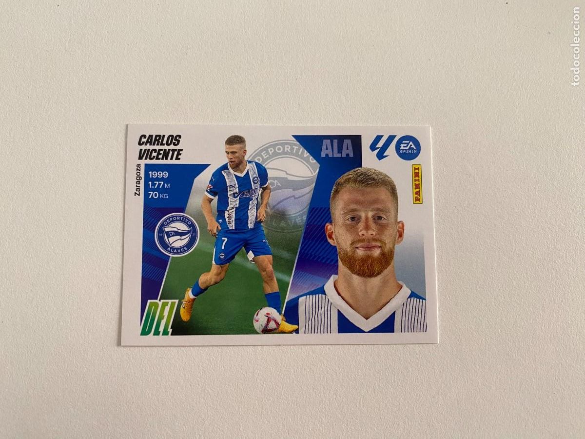 Cartes &agrave; collectionner de Football: LALIGA ESTE 2025 2026 EA SPORTS 25 26 ALBUM PANINI LIGA N 17 DEPORTIVO ALAV&Eacute;S CARLOS VICENTE