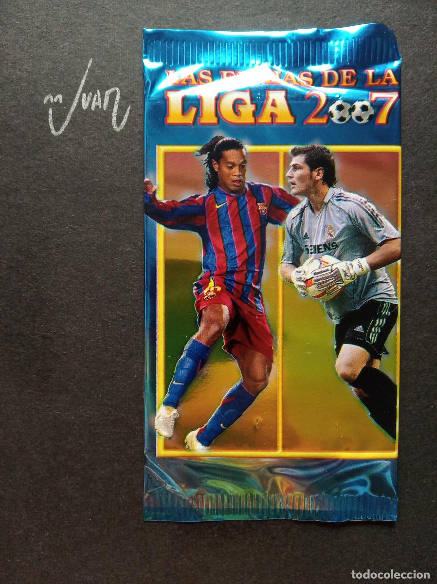 Fu&szlig;ball-Sticker: SOBRE SIN ABRIR ⚽ MUNDICROMO &reg; 2006 2007 LIGA 06 07 MESSI BARCELONA ROOKIE AG&Uuml;ERO ATLETICO MADRID ?