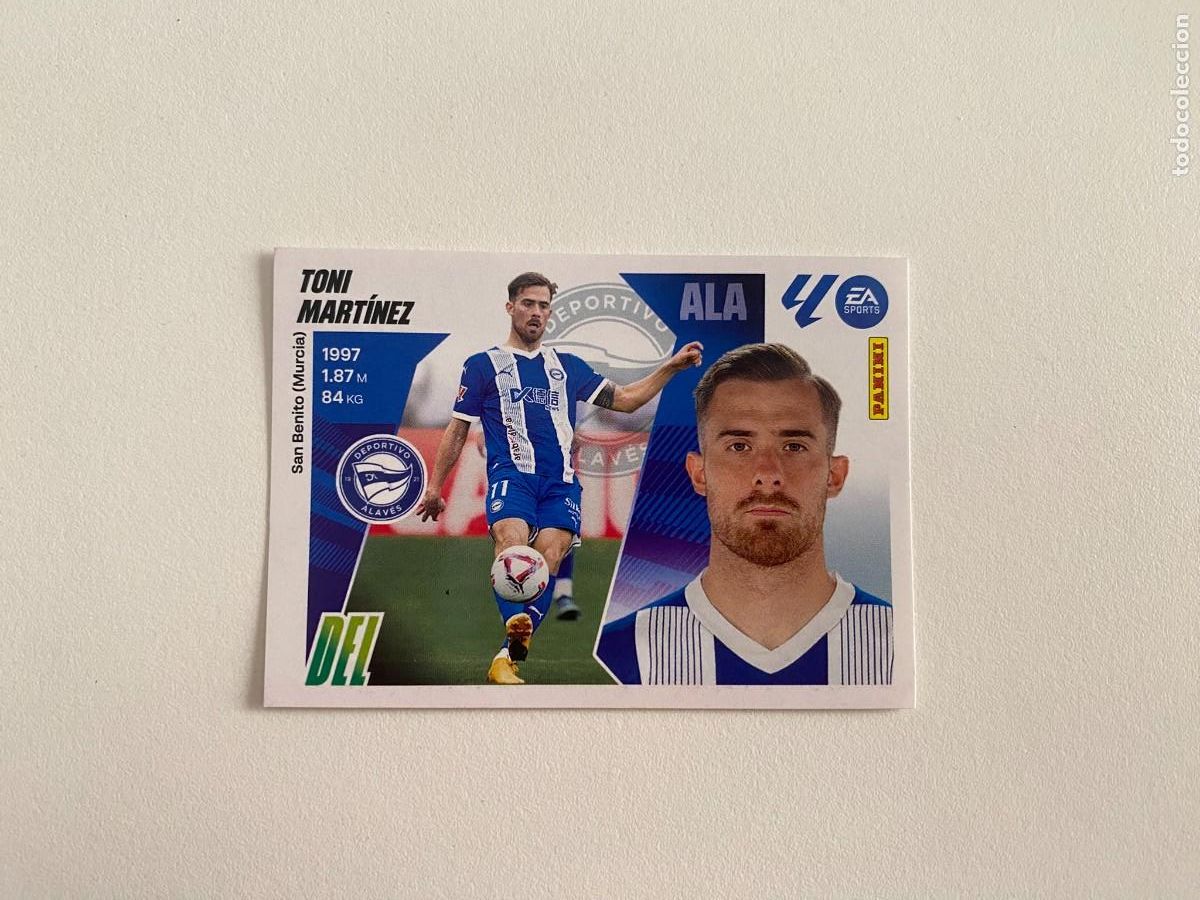 Cartes &agrave; collectionner de Football: LALIGA ESTE 2025 2026 EA SPORTS 25 26 ALBUM PANINI LIGA N 18 DEPORTIVO ALAV&Eacute;S TONI MART&Iacute;NEZ
