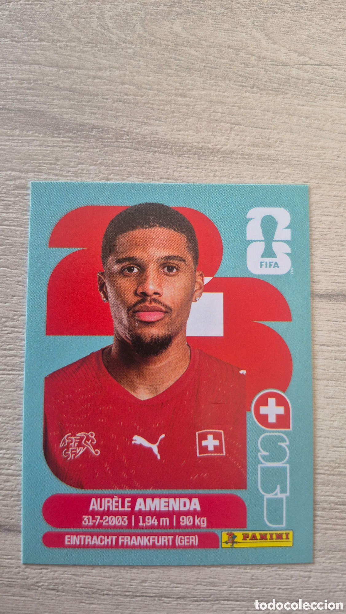 Cartes &agrave; collectionner de Football: SUI7 Amenda FIFA World Cup 2026