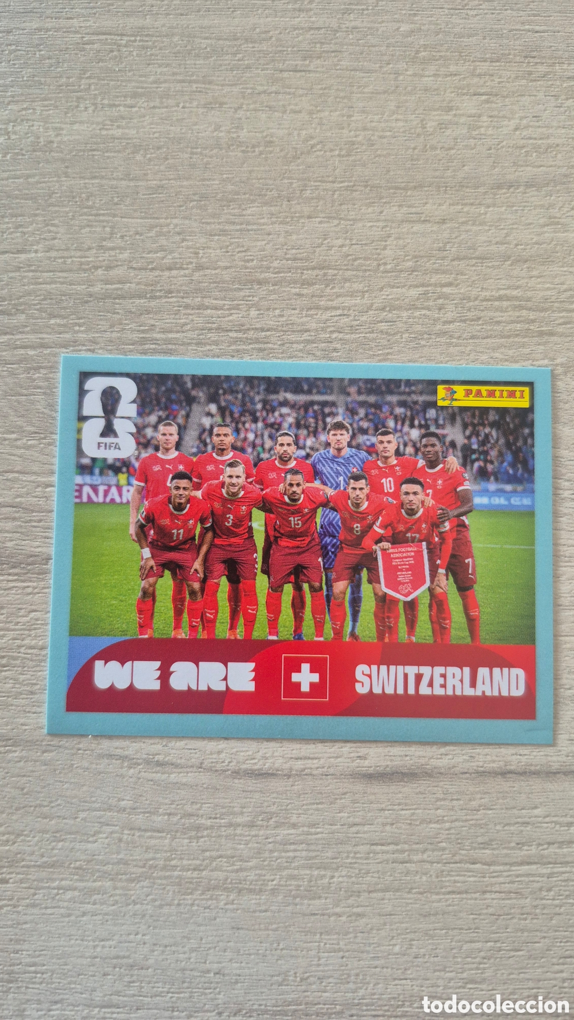 Football Stickers: SUI13 Plantilla Suiza FIFA World Cup 2026