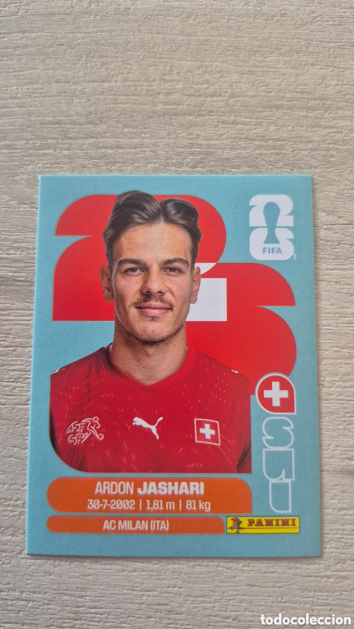 Cartes &agrave; collectionner de Football: SUI14 Jashari FIFA World Cup 2026