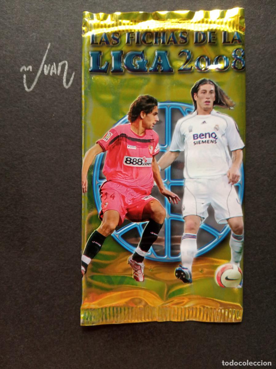 Fu&szlig;ball-Sticker: SOBRE SIN ABRIR ⚽ MUNDICROMO &reg; 2007 2008 LIGA 07 08 MESSI FC BARCELONA SERGIO RAMOS REAL MADRID ?