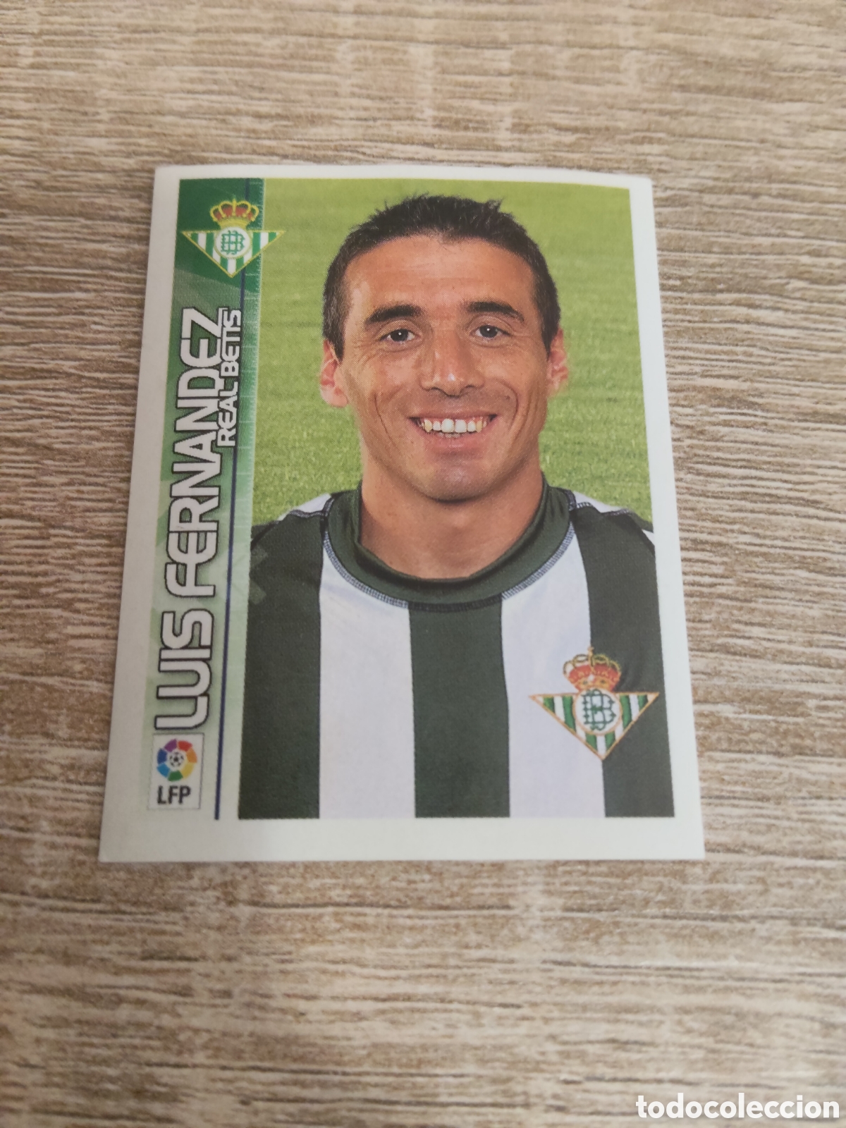 Figurine di Calcio: Panini superliga de estrellas 2093 2004 03 04 132 Luis Fern&aacute;ndez Real Betis