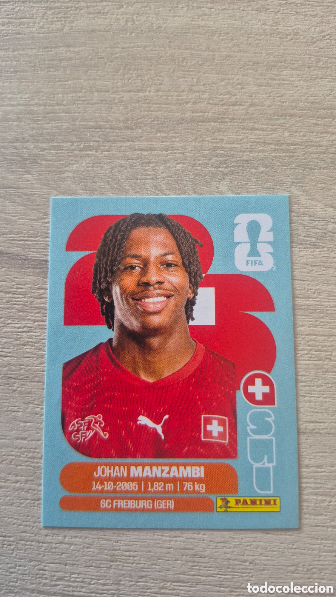 Figurine di Calcio: SUI15 Manzambi FIFA World Cup 2026
