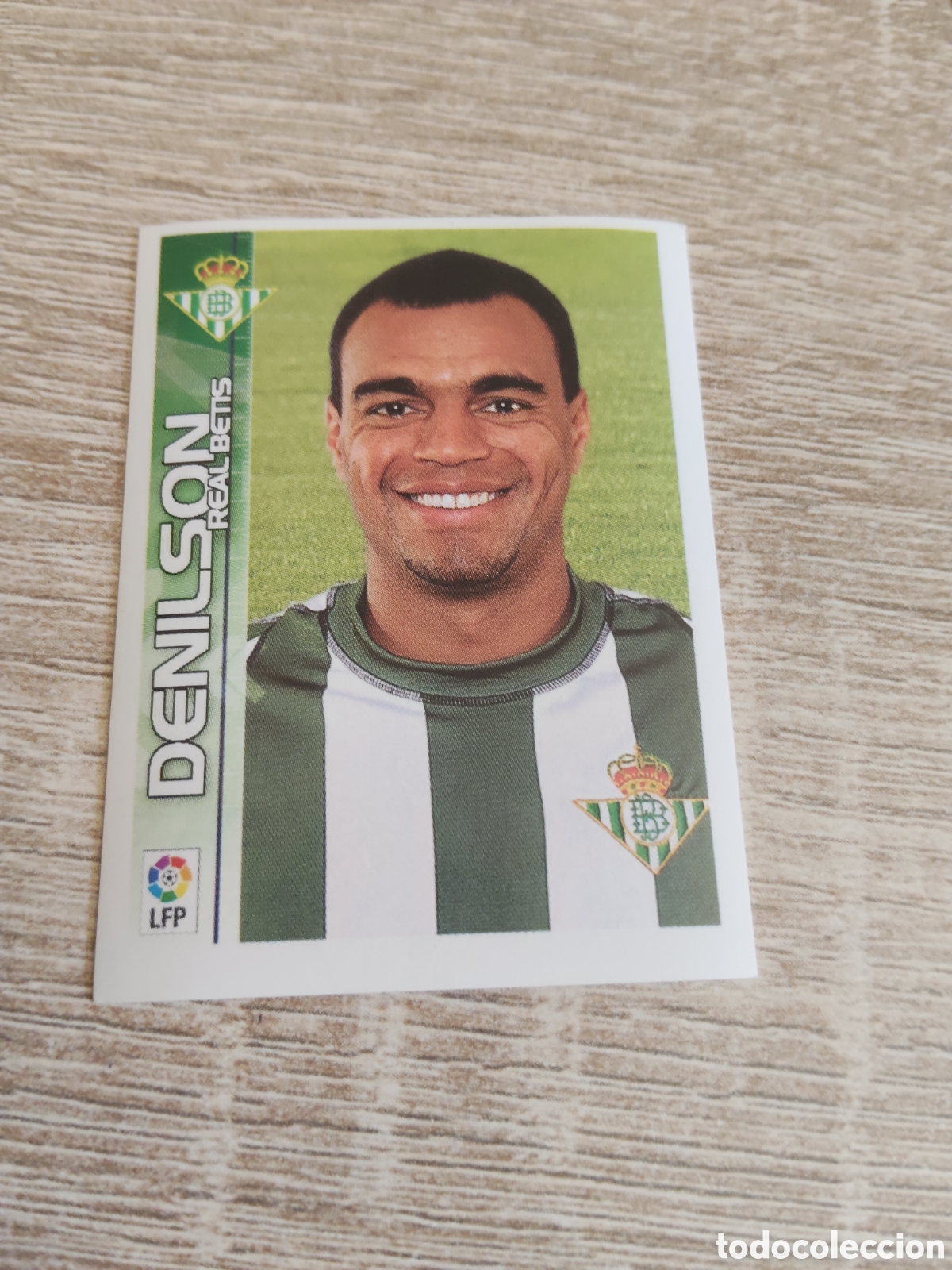 Figurine di Calcio: Panini superliga de estrellas 2003 2004 03 04 140 Denilson Real Betis